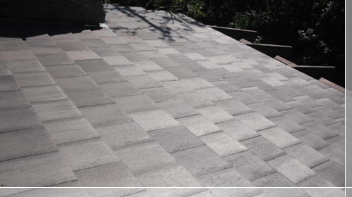 Flat lightweight cement tile - Rolling Hills
