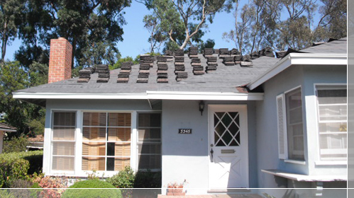 Install new half inch roof, sheathing and lightweight Cedarlite roofing - Palos Verdes Estates